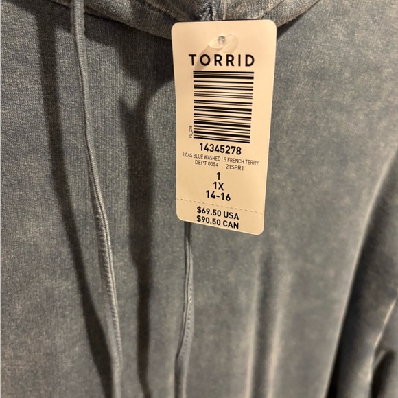 Torrid Mini French Terry Hoodie Dress - Picture 6 of 6